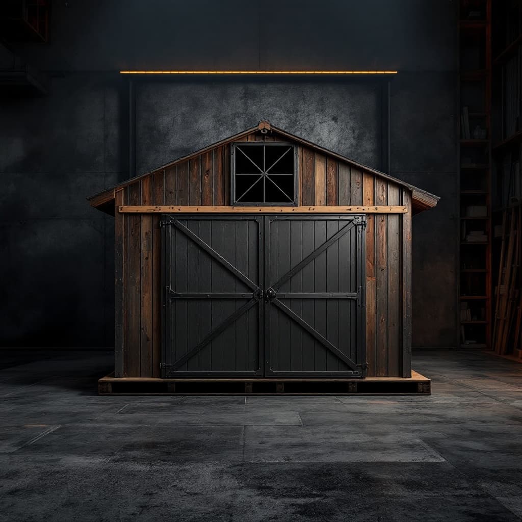 Ironwood High-Peak Barn Storage Building 16x24