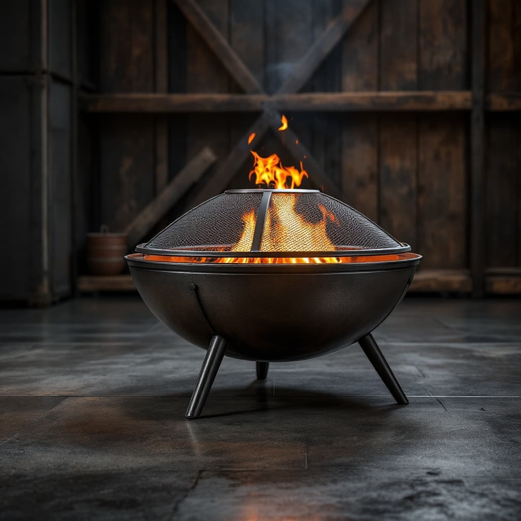 Ironwood Portable Fire Pit - 15-Inch Diameter