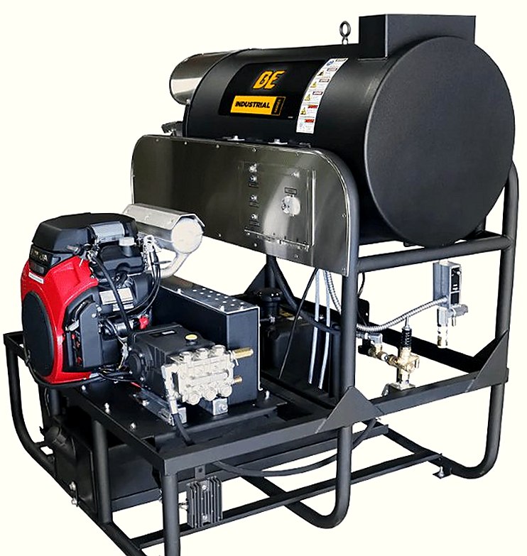 New BE SE5815HIHZGP Hot Water Pressure Washer 3000 PSI 10 GPM Honda iGX800 Engine