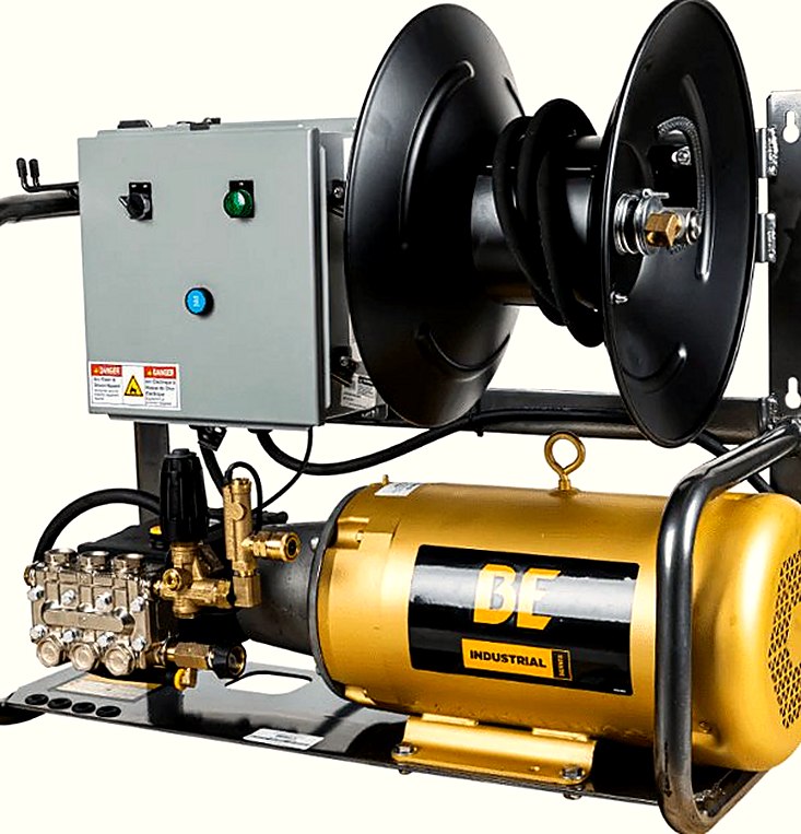New BE X-3010FW3GENHT Electric Cold Water Pressure Washer 3000 PSI 4.0 GPM 10 HP 3-Phase Wall Mount