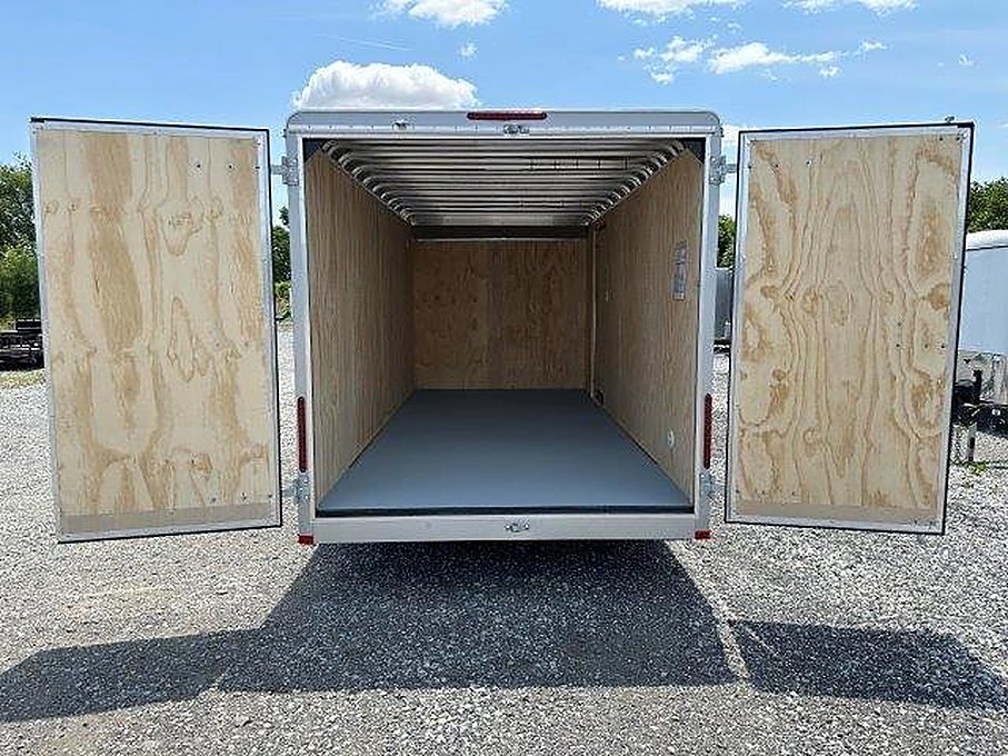 Car Mate 7 x 16 Enclosed Cargo Trailer – Barn Doors