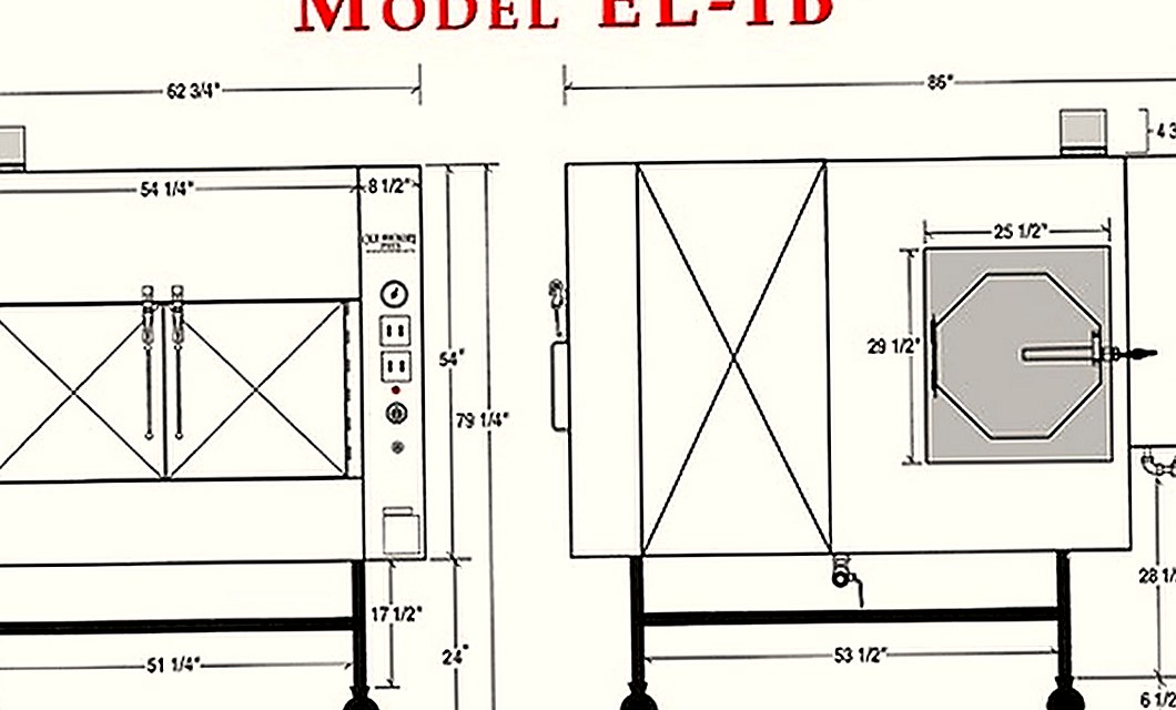 New Ole Hickory Pits EL-IB BBQ Smoker End Loading Rotating